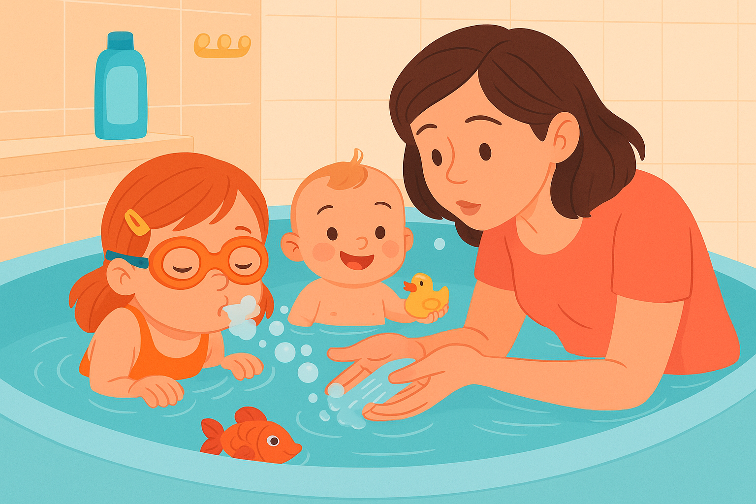 Parent Guide – Playful Water Familiarisation in the Bathtub