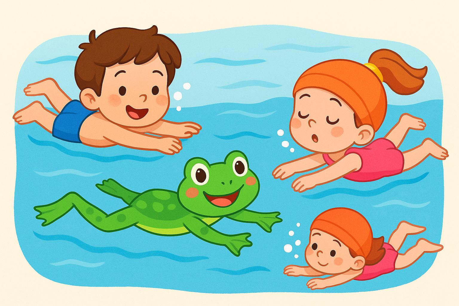 🐸 Learn Breaststroke with Music! 🎶
